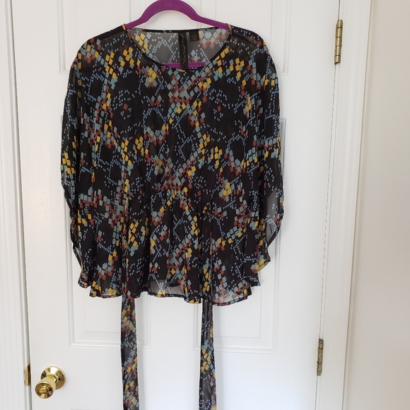 Petticoat Alley Tops - Petticoat Alley Sheer Blouse Size Meduim